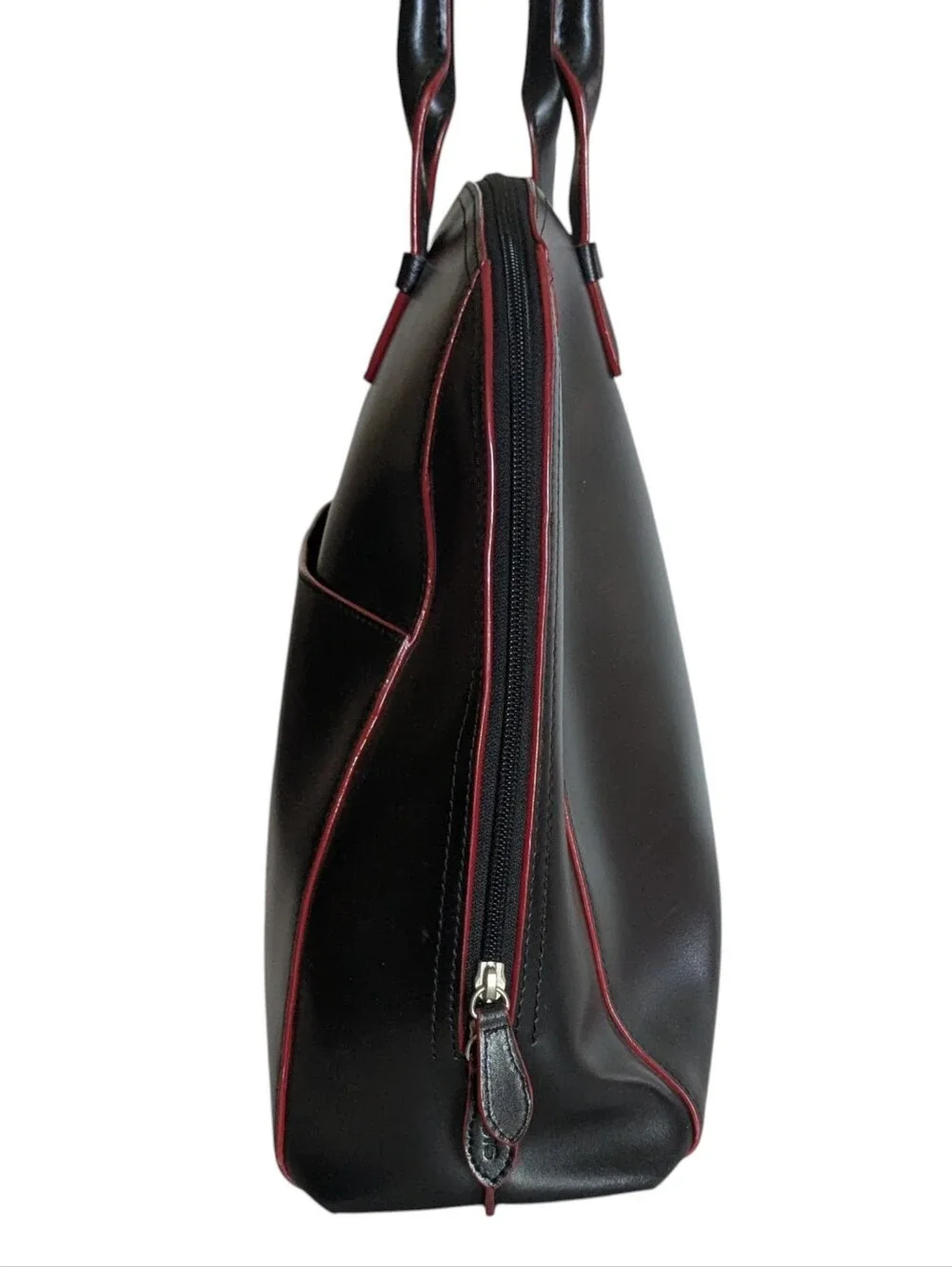 Lodis Audrey Buffy Domed Leather Work Shoulder Tote Bag